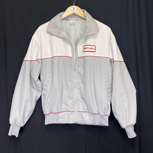 Vintage Great Lakes AIRCO Utility Work Wear Jacket Mens L Gray Mechanic USA Made - Picture 1 of 11